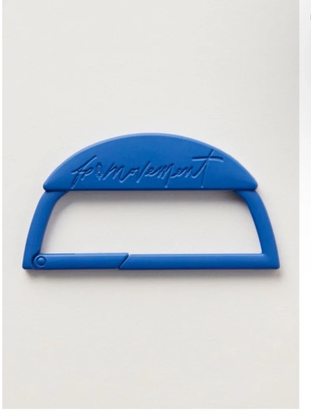 FP Movement Crescent Carabiner Blue NWOT